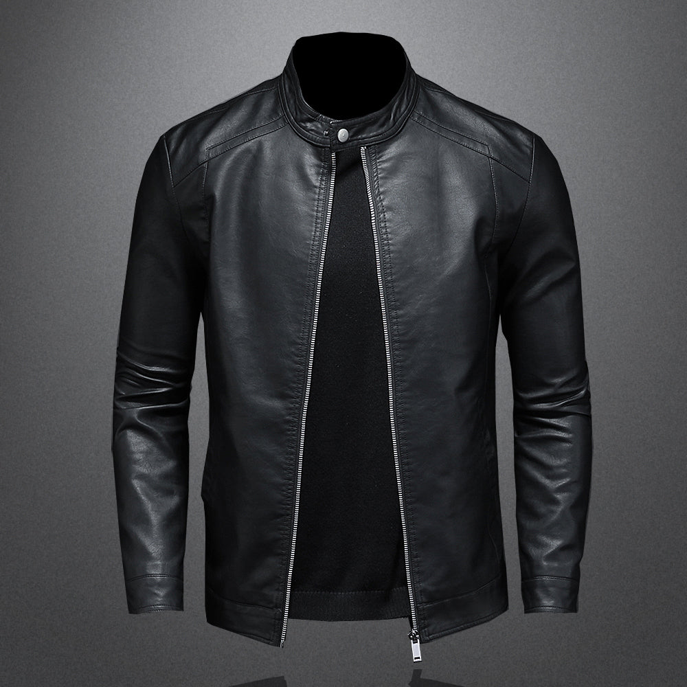 Chaz | Men’s Leather Moto Jacket
