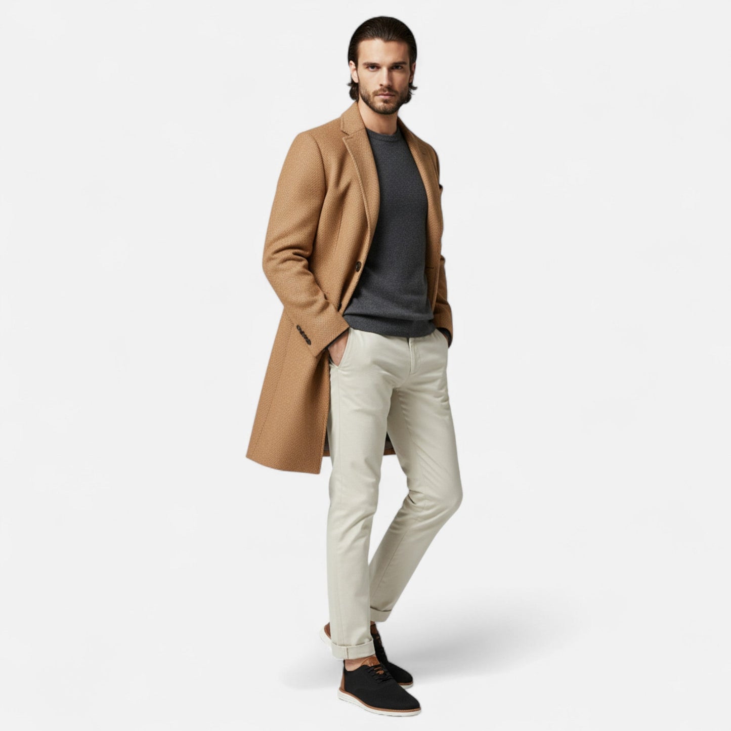 Ravenson | Men’s Dress Sneakers – Breathable Lace-Up Elegance