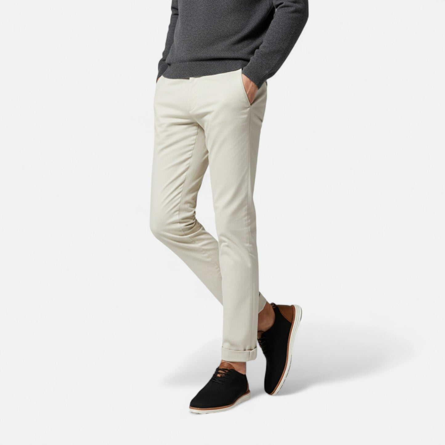 Ravenson | Men’s Dress Sneakers – Breathable Lace-Up Elegance