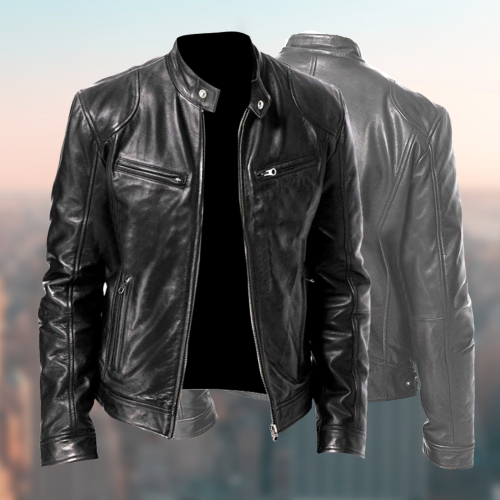 Nico | Men’s Slim-Fit Leather Jacket