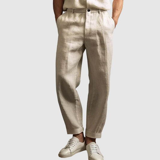 Austin | Men’s Linen Straight Cut Pants