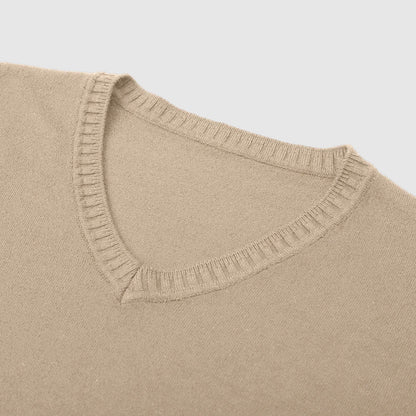 Adriel | Men’s Nordic Crest V-Neck Sweater