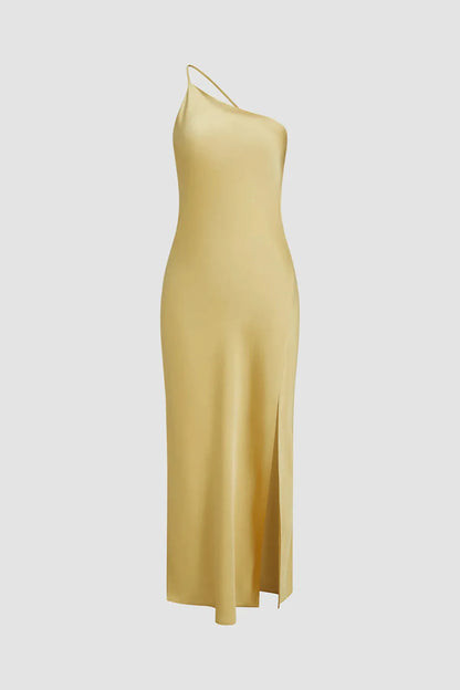 Amara | Satin Backless Maxi Dress