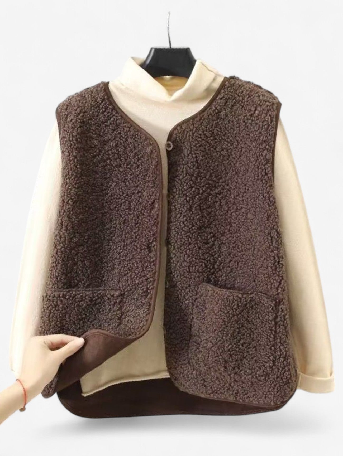 Marisol | Women’s Sleeveless Button-Down Gilet Vest