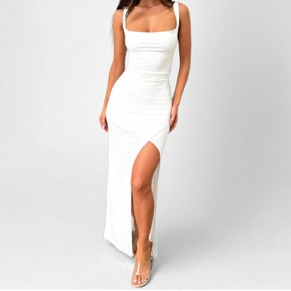 Carmelle | Women’s Sleeveless Split Formal Evening Maxi Dress