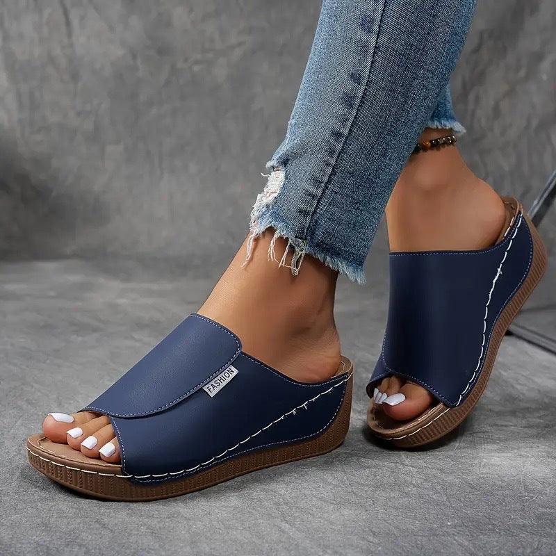 Amy | Women’s Slip-On Wedge Sandals