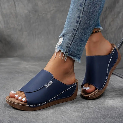 Amy | Women’s Slip-On Wedge Sandals