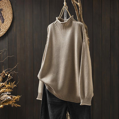 Elise | Oversized Waffle Knit Sweater