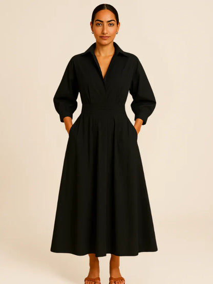 Karina | Women’s Collared Shirt Dress