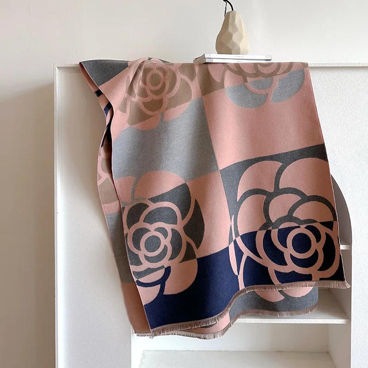 Elara | Reversible Cashmere Printed Scarf
