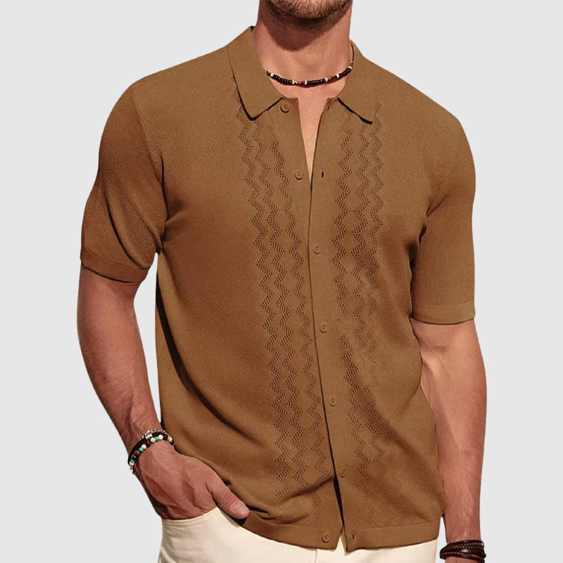 Enzo | Men’s Summer Knitted Shirt