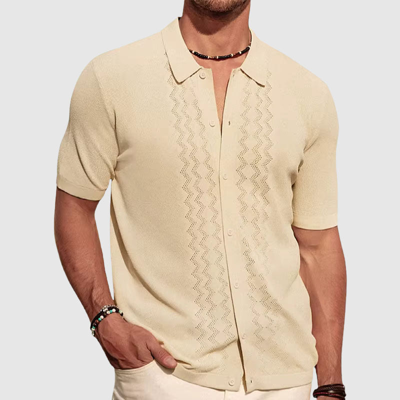 Enzo | Men’s Summer Knitted Shirt