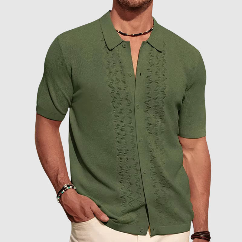 Enzo | Men’s Summer Knitted Shirt