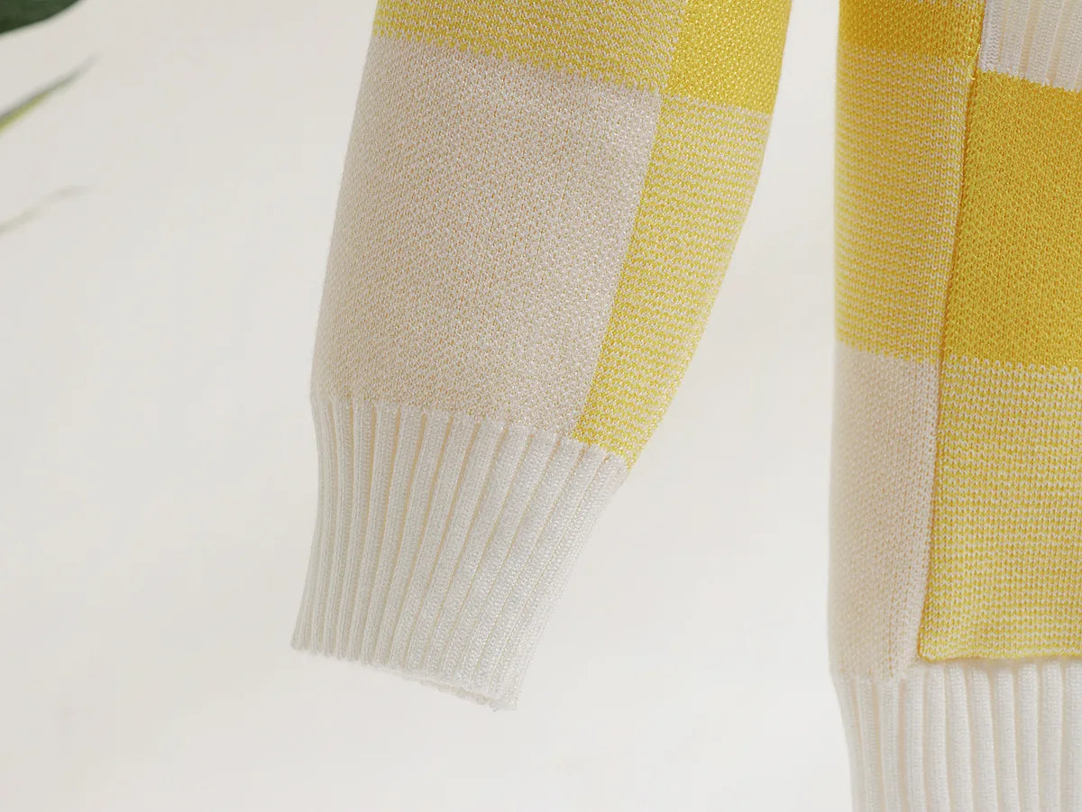 Zyrell | Women’s 3-Piece Plaid Knit Set