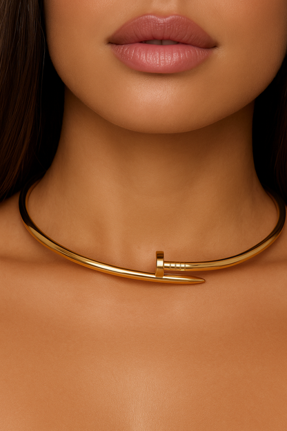 Celine | Sculptural Choker Necklace