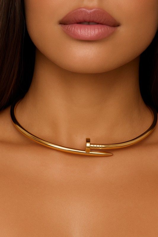 Celine | Sculptural Choker Necklace