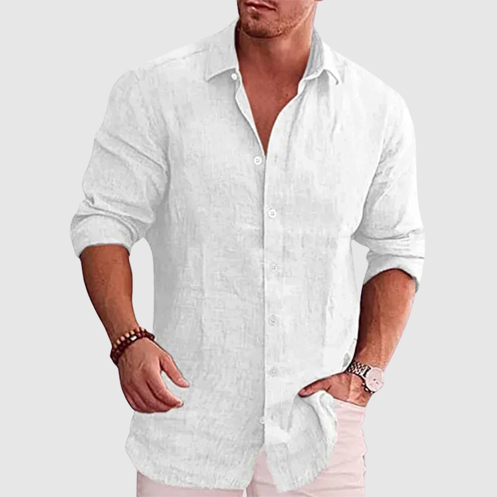 Everett | Men’s Rustic Linen Shirt