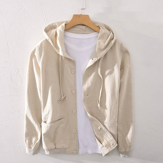 Adam | Men’s Cotton-Blend Hooded Jacket