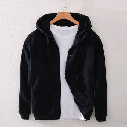 Adam | Men’s Cotton-Blend Hooded Jacket