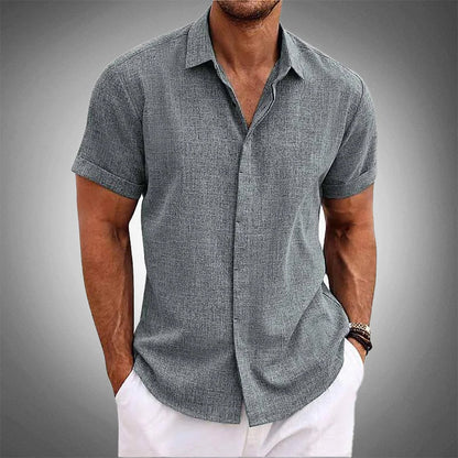 Ryan | Men’s Tropical Linen Shirt