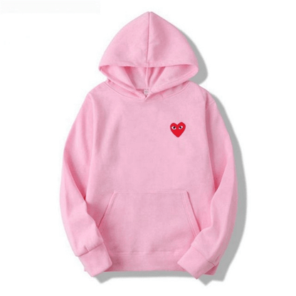 Amora | Unisex Cotton Heart-Logo Hoodie