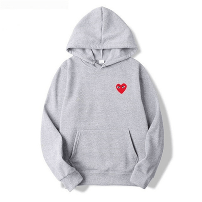 Amora | Unisex Cotton Heart-Logo Hoodie