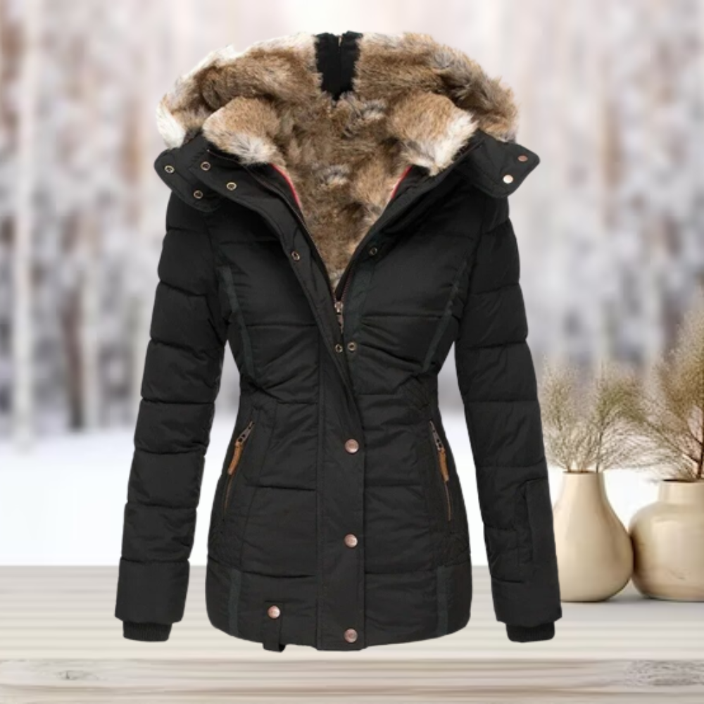 Portia | Women’s Fur-Lined Down Puffer Jacket