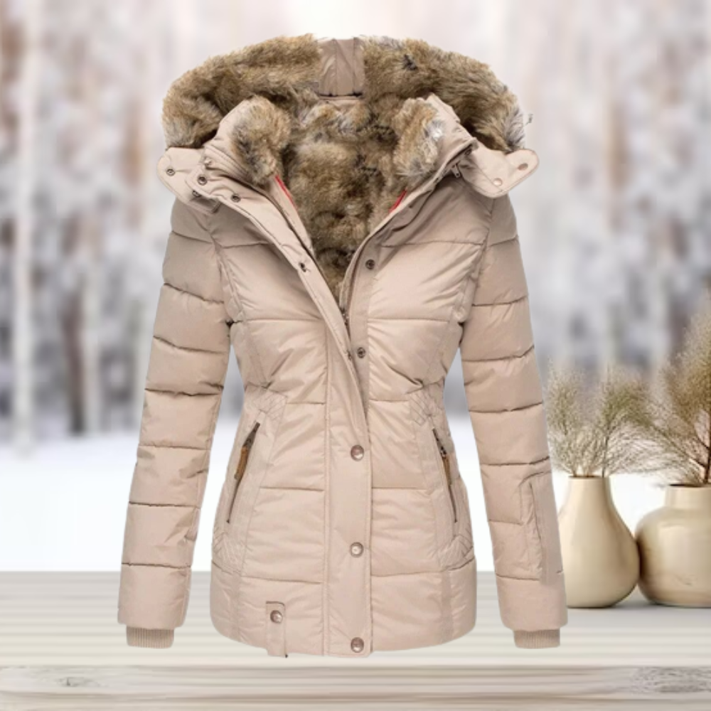 Portia | Women’s Fur-Lined Down Puffer Jacket