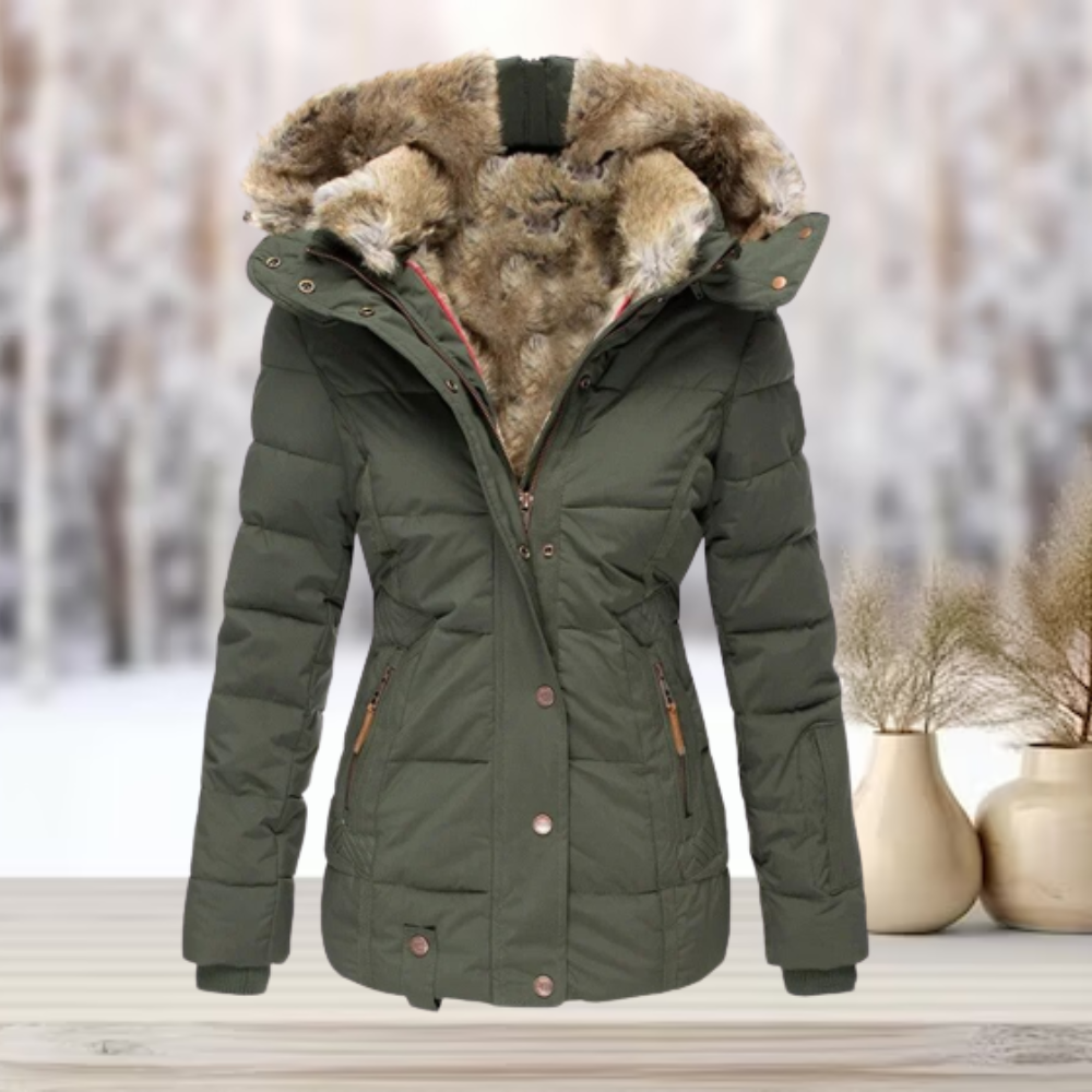Portia | Women’s Fur-Lined Down Puffer Jacket