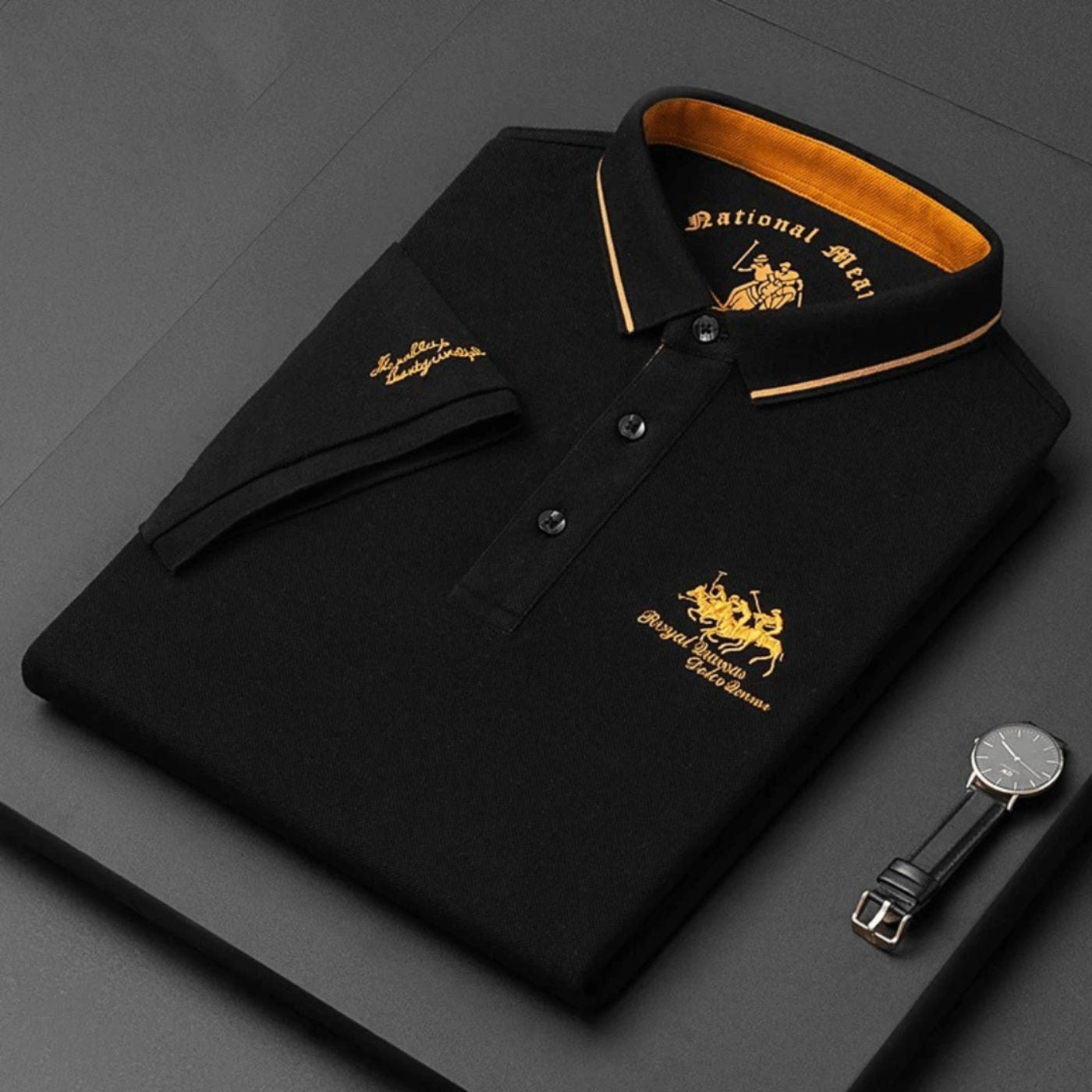Abel | Men’s Classic Embroidered Polo Shirt