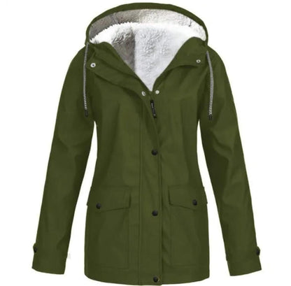 Arden | Waterproof Hooded Fleece-Lined Jacket