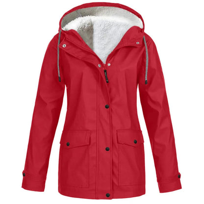 Arden | Waterproof Hooded Fleece-Lined Jacket