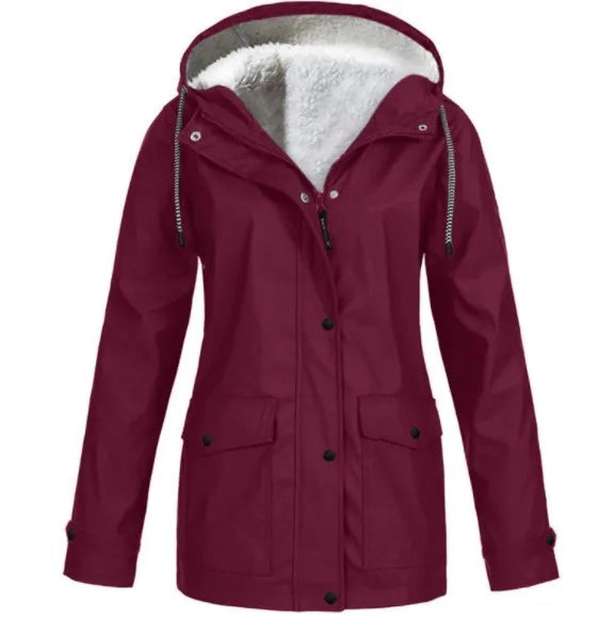 Arden | Waterproof Hooded Fleece-Lined Jacket