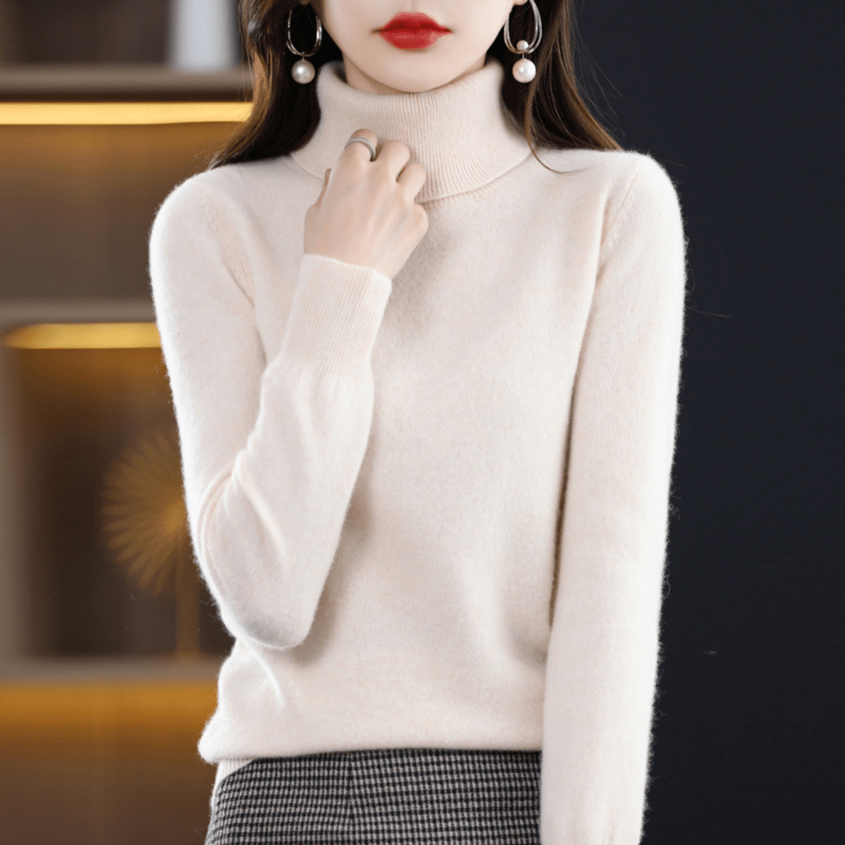Colette | Women’s Luxury Cashmere Turtleneck Sweater