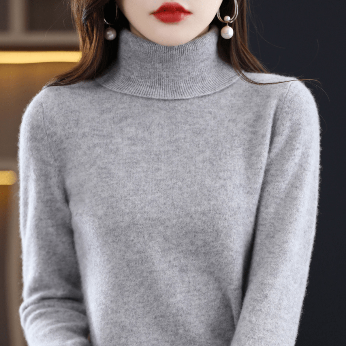 Colette | Women’s Luxury Cashmere Turtleneck Sweater