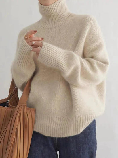Aurora | Women’s Luxury Cashmere Turtleneck Sweater