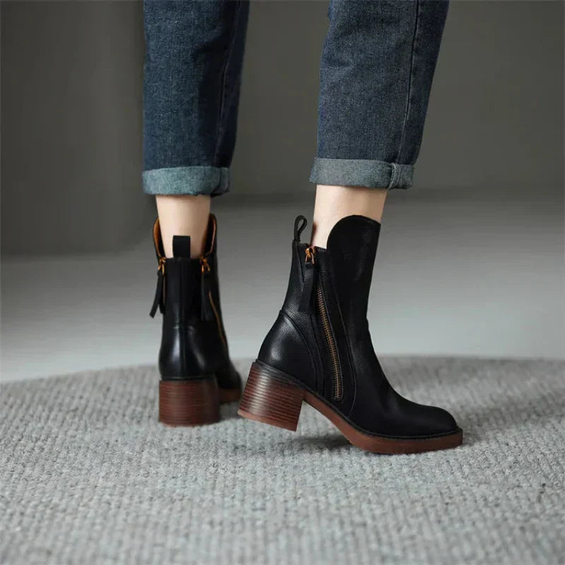 Delaney | Women’s Zip-Up Ankle Boots