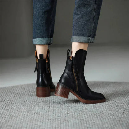 Delaney | Women’s Zip-Up Ankle Boots
