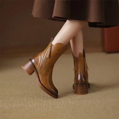 Delaney | Women’s Zip-Up Ankle Boots