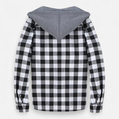 Ruxander | Men’s Button-Up Hooded Sweater