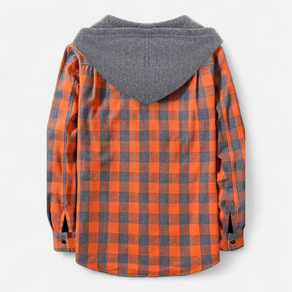 Ruxander | Men’s Button-Up Hooded Sweater