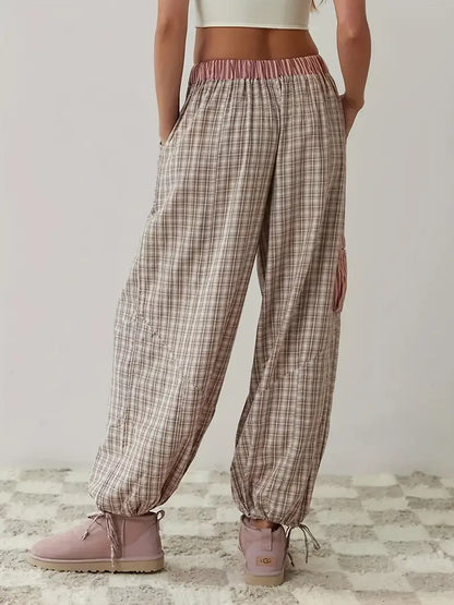 Brennar | Unisex Striped Plaid Patchwork Pajama Set