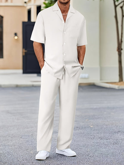 Orson | Men’s Suit-Inspired Short Sleeve Set