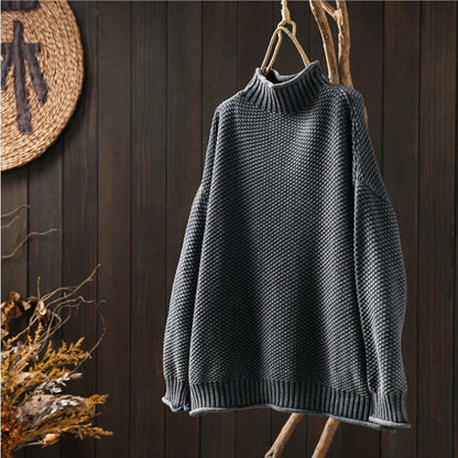 Elise | Oversized Waffle Knit Sweater