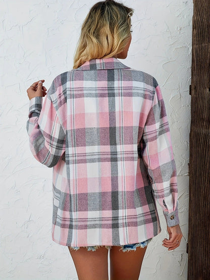 Daphne | Women’s Soft Plaid Layering Shirt