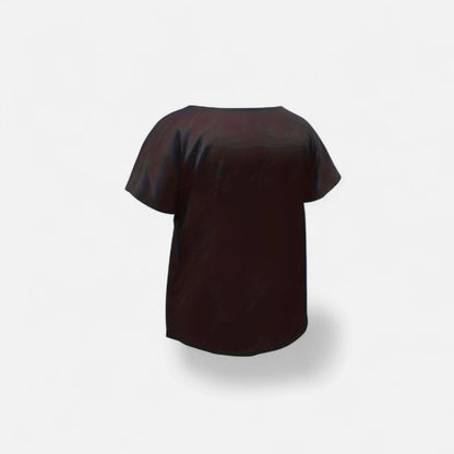 Quelloria | Women’s Satin Blouse – Short Sleeve Classic