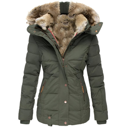 Alaina | Women’s Hooded Slim-Fit Puffer Jacket