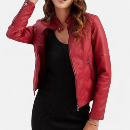 Quivara | Women’s Lightweight PU Leather Jacket