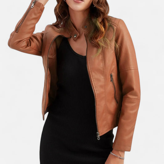 Quivara | Women’s Lightweight PU Leather Jacket
