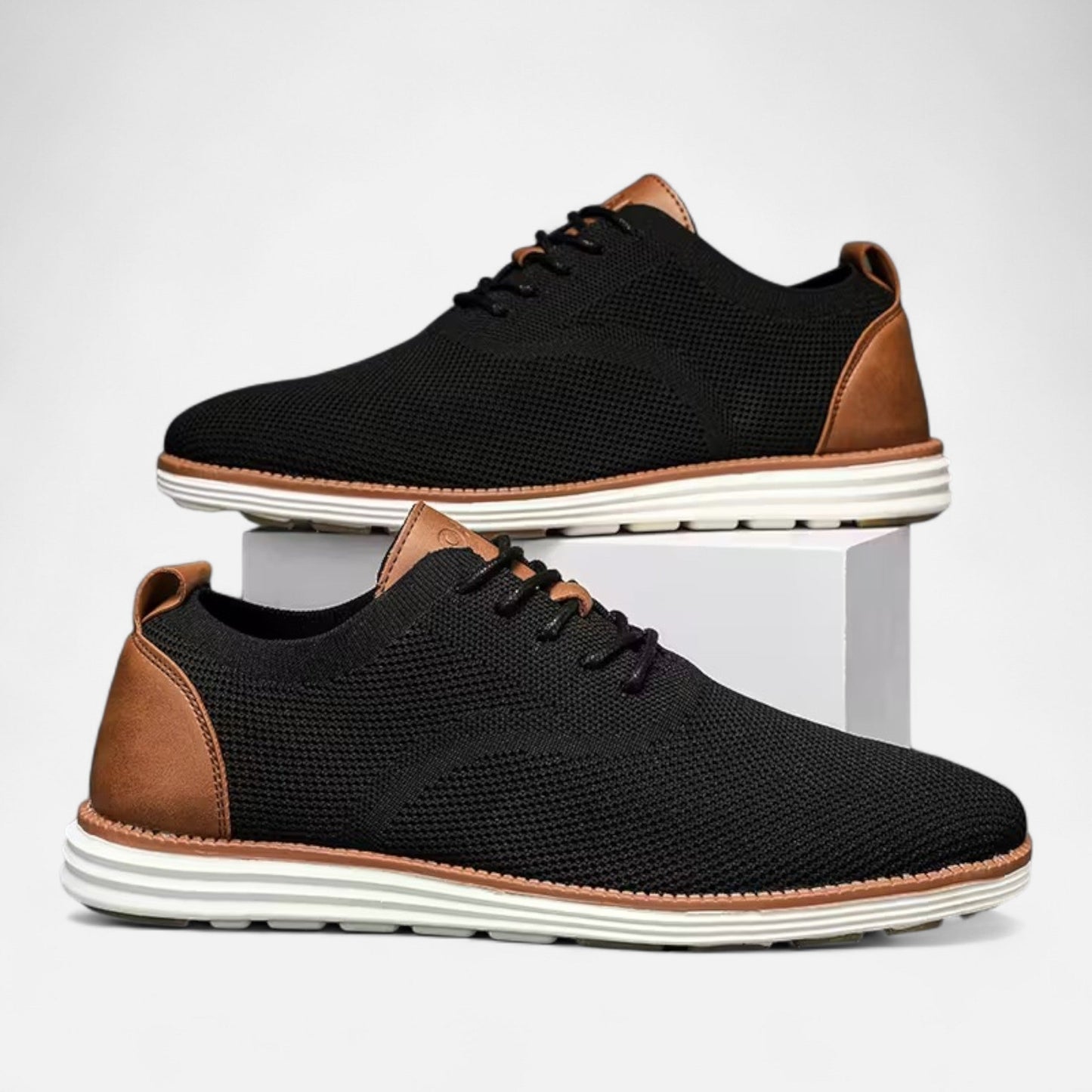 Ravenson | Men’s Dress Sneakers – Breathable Lace-Up Elegance